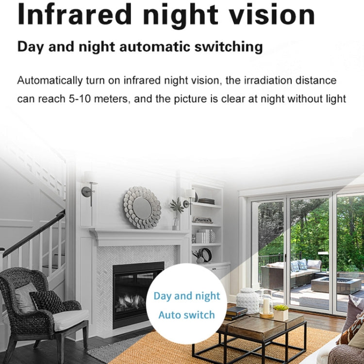 AS02 Home Security Infrared Night Vision Wireless Voice Intercom Small Camera, AS02