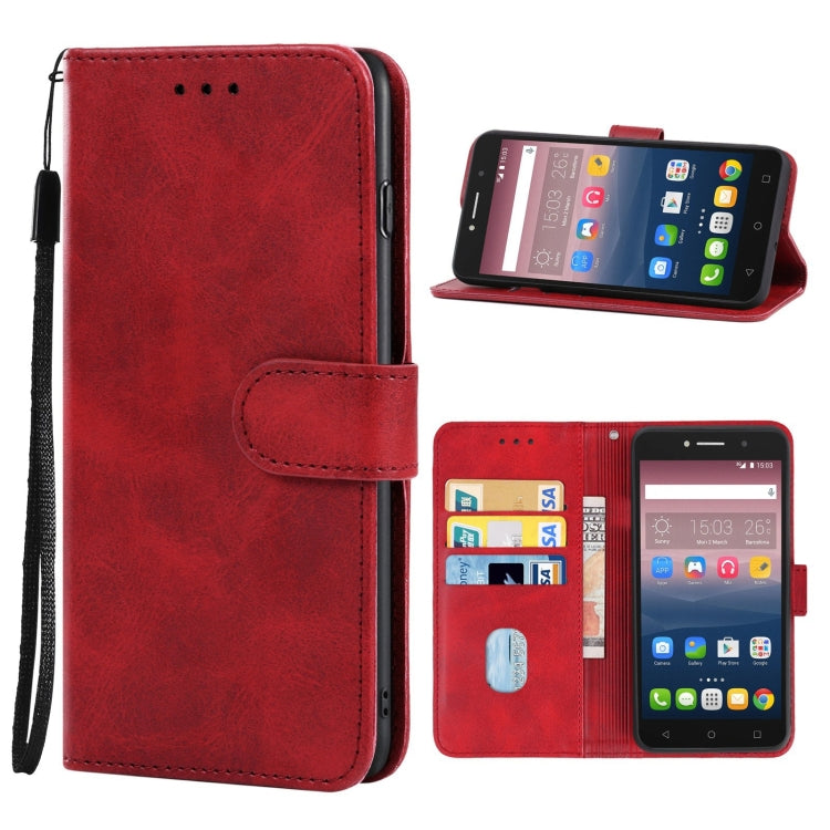 Leather Phone Case, For Blackberry KEY2, For Motorola One Action / Moto P40 Power, For OPPO Realme V13 5G, For Tecno Phantom X, For ZTE Blade A0622 / A0620 / A0605, For Alcatel Pixi 4 4.0, For Honor 20S, For vivo Z3i