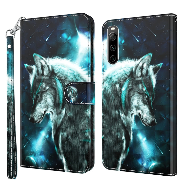 3D Painting Pattern Flip Leather Phone Case