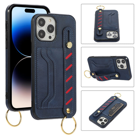 Wristband Wallet Leather Phone Case, For iPhone 14 Pro Max, For iPhone 14 Pro, For iPhone 14, For iPhone 14 Plus