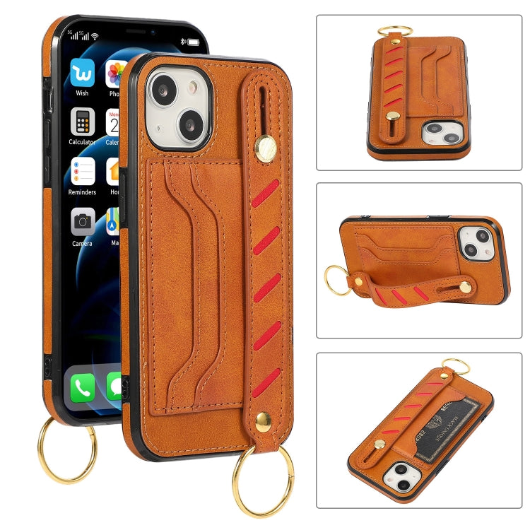 Wristband Wallet Leather Phone Case, For iPhone 14 Pro Max, For iPhone 14 Pro, For iPhone 14, For iPhone 14 Plus