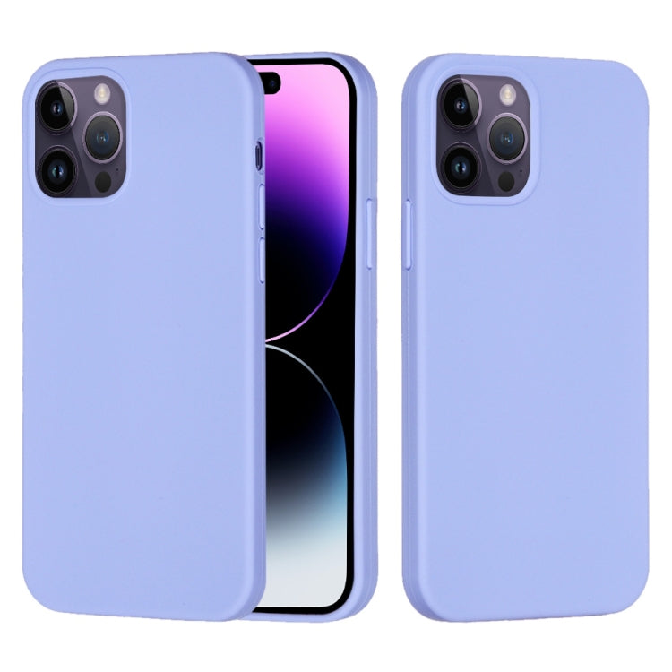 Solid Color Silicone Phone Case, For iPhone 14 Pro, For iPhone 14 Pro Max