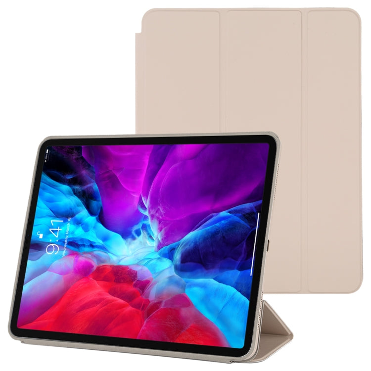 3-fold Horizontal Flip Smart Leather Case with Sleep / Wake-up Function & Holder, For iPad Pro 11 inch (2020/2021), For iPad Pro 11 inch (2020), For iPad Pro 12.9 inch (2020/2021), For iPad Pro 12.9 inch (2020)