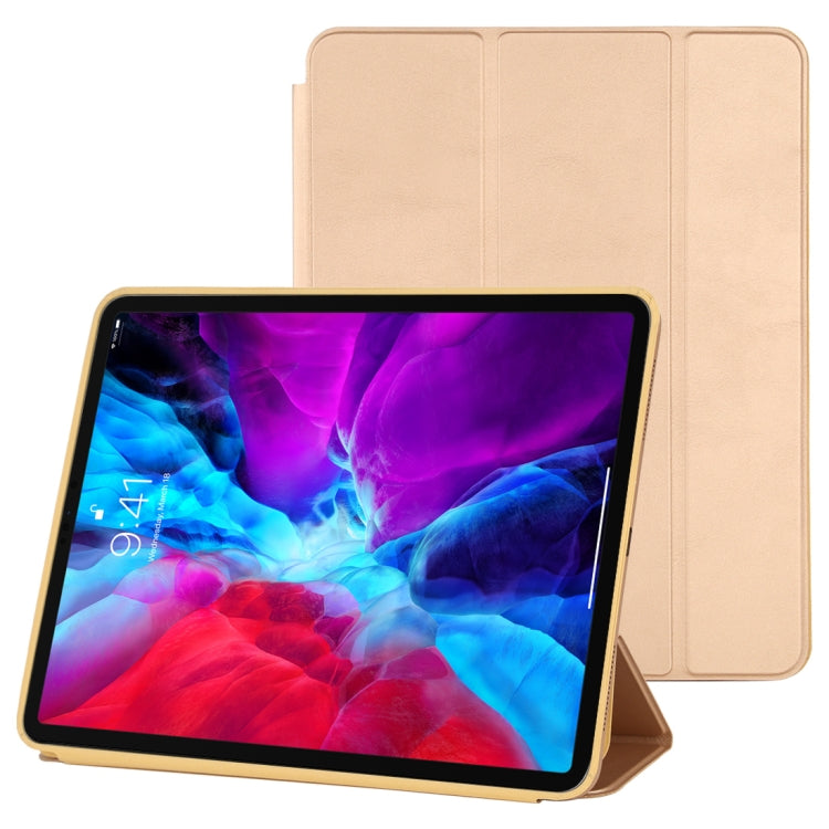 3-fold Horizontal Flip Smart Leather Case with Sleep / Wake-up Function & Holder, For iPad Pro 11 inch (2020/2021), For iPad Pro 11 inch (2020), For iPad Pro 12.9 inch (2020/2021), For iPad Pro 12.9 inch (2020)