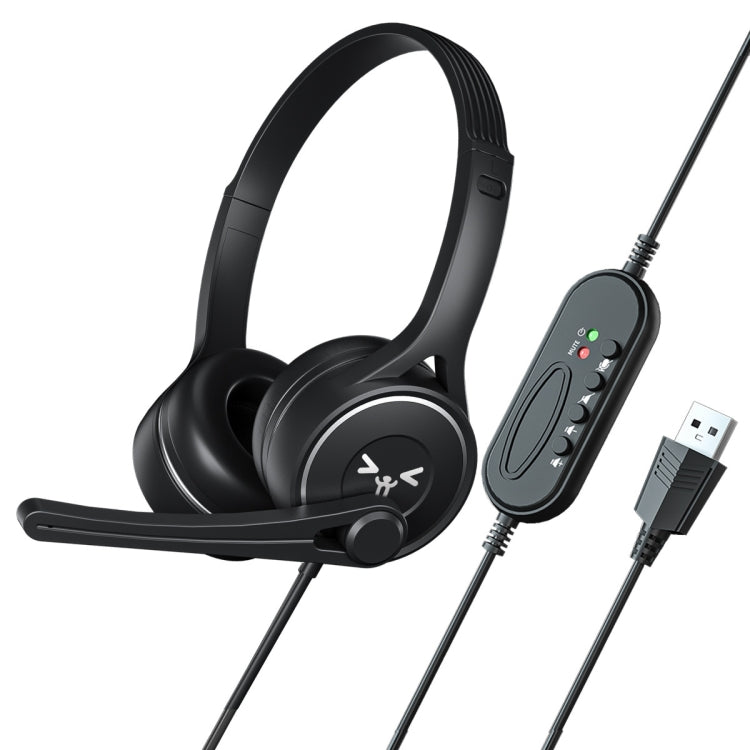 SOYTO SY-G30 Wired Noise Cancelling Ergonomic Gaming Headset, 3.5mm, USB