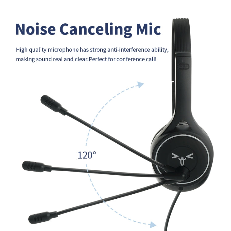 SOYTO SY-G30C Long Microphone Wired Noise Cancelling Ergonomic Gaming Headset, 3.5mm