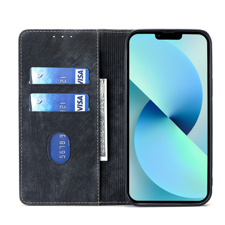 Anti-theft Brush Magnetic Leather Phone Case