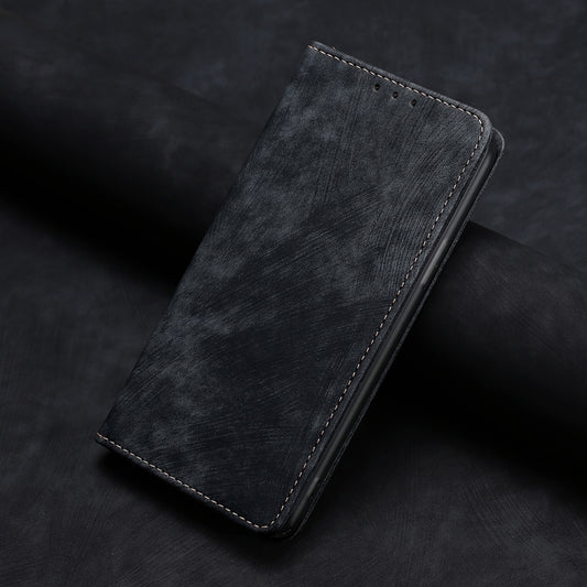 Anti-theft Brush Magnetic Leather Phone Case