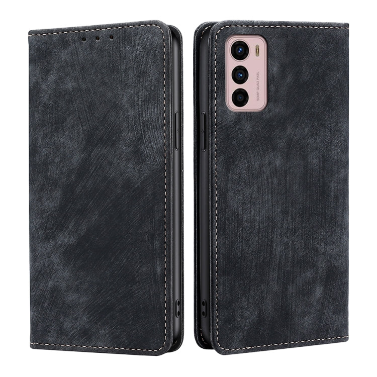 Anti-theft Brush Magnetic Leather Phone Case, For Motorola Moto G42 4G, For Motorola Moto G50, For Nokia C100, For Nokia C200, For Nokia G21/G11