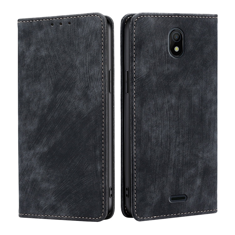 Anti-theft Brush Magnetic Leather Phone Case