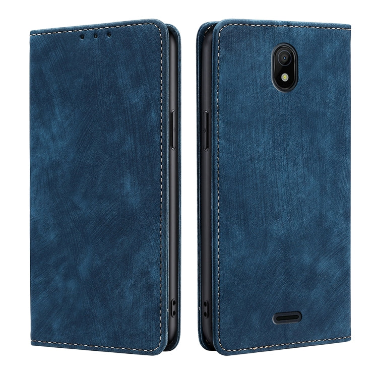 Anti-theft Brush Magnetic Leather Phone Case