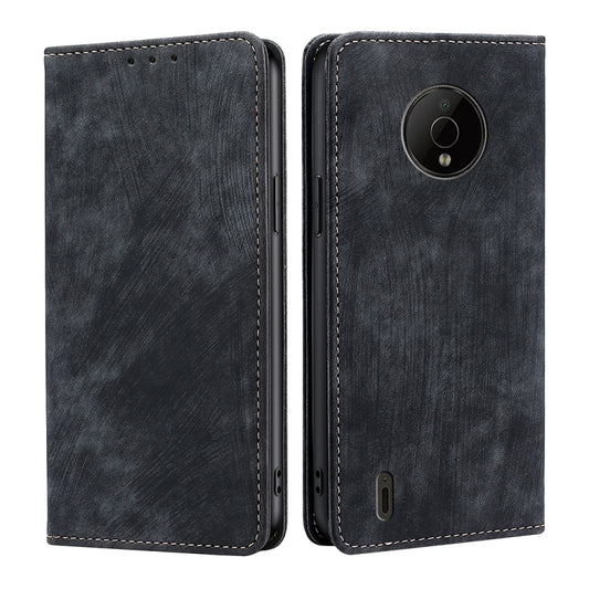 Anti-theft Brush Magnetic Leather Phone Case, For Nokia C200, For Nokia G21/G11