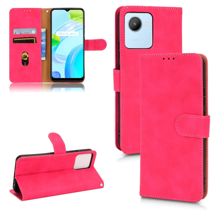 Skin Feel Magnetic Flip Leather Phone Case, For HTC Desire 22 Pro, For Realme C30, For Nokia C21 Plus