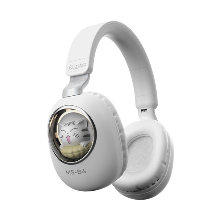 B4 RGB Cartoon Stereo Headset Wireless Bluetooth Headphones, Cat, Squirrel