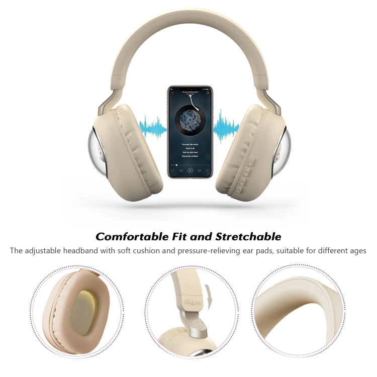 B4 RGB Cartoon Stereo Headset Wireless Bluetooth Headphones, Cat, Squirrel