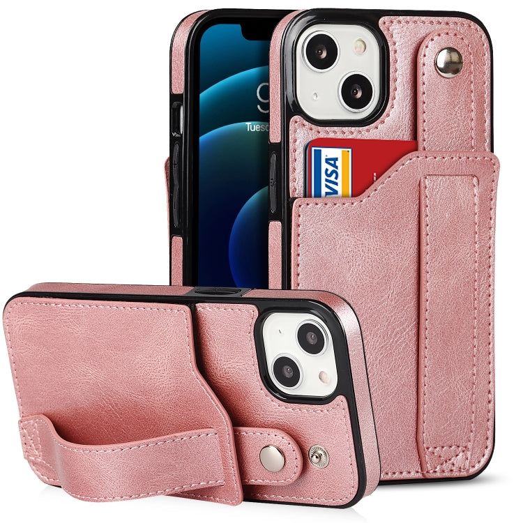 Wrist Strap Holder Phone Case, For iPhone 14 Plus