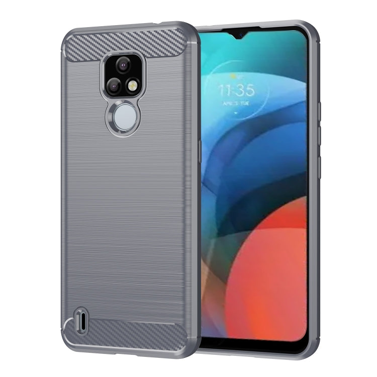 Brushed Texture Carbon Fiber TPU Phone Case, For Lenovo K12 / Motorola Moto E7, For Lenovo K13, For Nokia 2.4, For Nokia 3.4, For Nokia 5.4, For Nokia 1.4, For Nokia X10 / X20, For Nokia 6.3 / 6.4