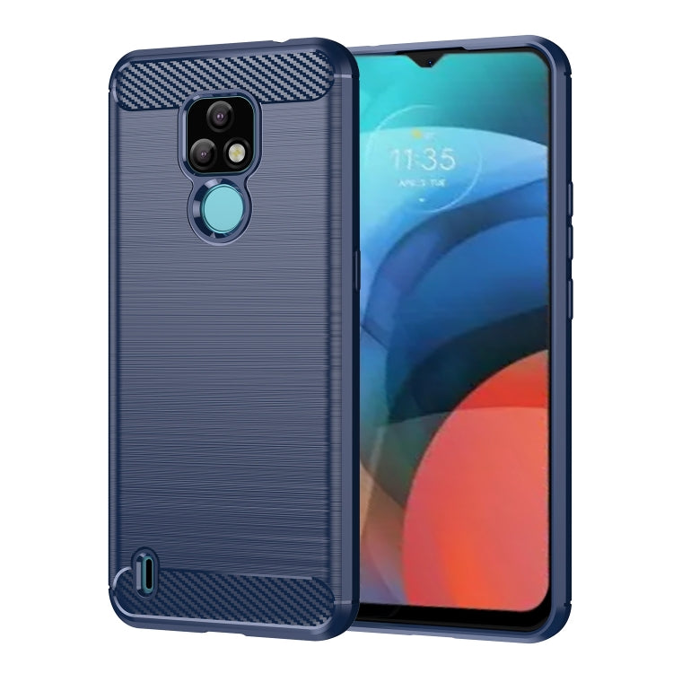 Brushed Texture Carbon Fiber TPU Phone Case, For Lenovo K12 / Motorola Moto E7, For Lenovo K13, For Nokia 2.4, For Nokia 3.4, For Nokia 5.4, For Nokia 1.4, For Nokia X10 / X20, For Nokia 6.3 / 6.4