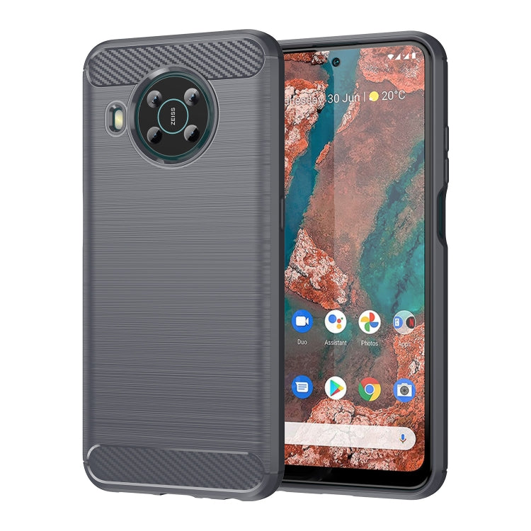 Brushed Texture Carbon Fiber TPU Phone Case, For Lenovo K12 / Motorola Moto E7, For Lenovo K13, For Nokia 2.4, For Nokia 3.4, For Nokia 5.4, For Nokia 1.4, For Nokia X10 / X20, For Nokia 6.3 / 6.4