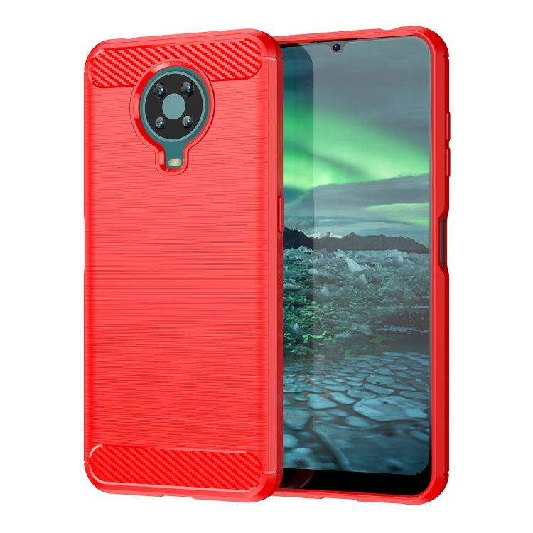 Brushed Texture Carbon Fiber TPU Phone Case, For Lenovo K12 / Motorola Moto E7, For Lenovo K13, For Nokia 2.4, For Nokia 3.4, For Nokia 5.4, For Nokia 1.4, For Nokia X10 / X20, For Nokia 6.3 / 6.4