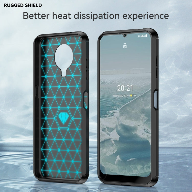 Brushed Texture Carbon Fiber TPU Phone Case, For Nokia G20, For Nokia XR20, For Nokia G50, For Nokia X100, For Nokia G11, For Nokia G21, For Nokia C21, For Nokia C21 Plus