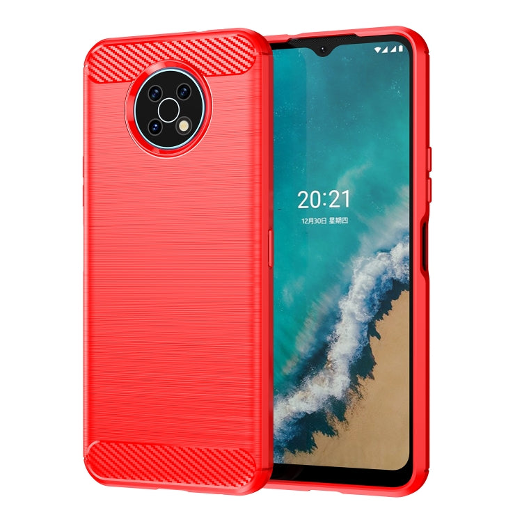 Brushed Texture Carbon Fiber TPU Phone Case, For Nokia G20, For Nokia XR20, For Nokia G50, For Nokia X100, For Nokia G11, For Nokia G21, For Nokia C21, For Nokia C21 Plus