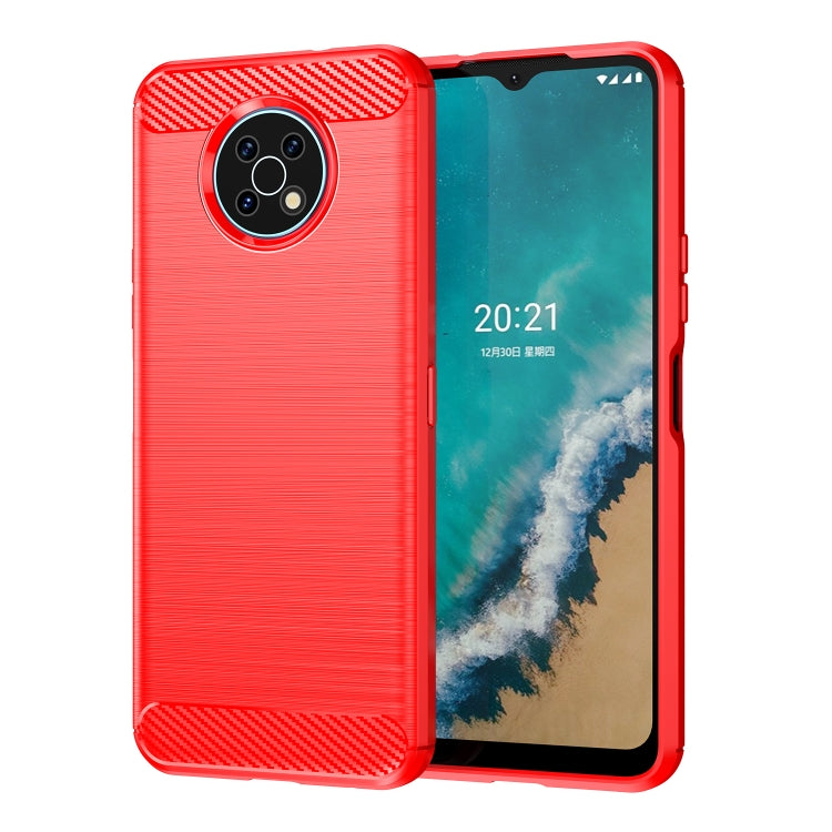 Brushed Texture Carbon Fiber TPU Phone Case, For Nokia G20, For Nokia XR20, For Nokia G50, For Nokia X100, For Nokia G11, For Nokia G21, For Nokia C21