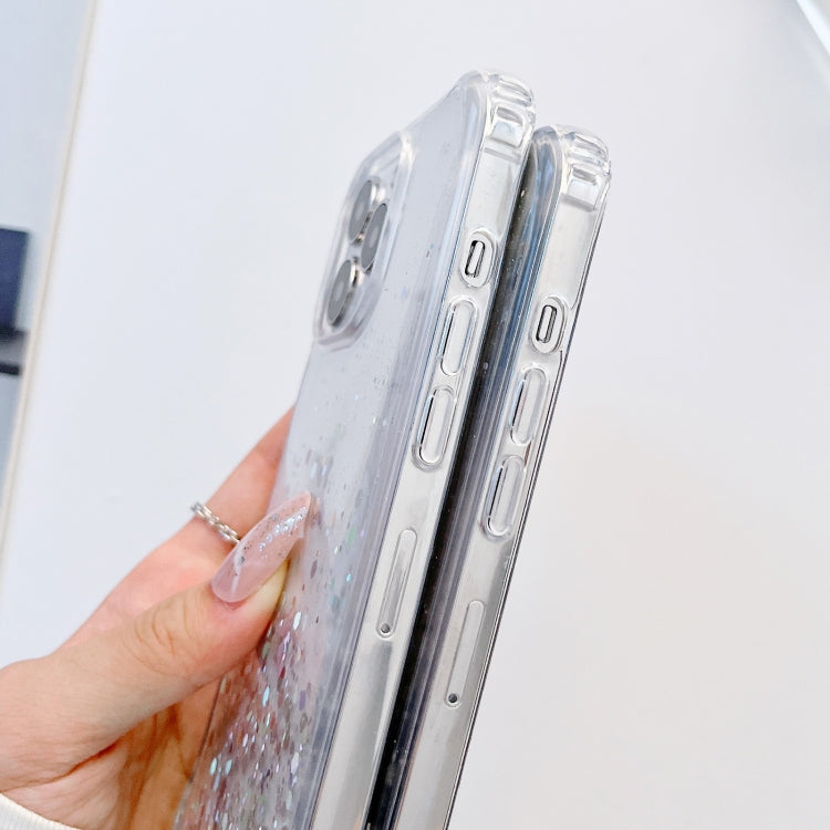 Lanyard Glitter Epoxy Clear Phone Case, For iPhone 12 / 12 Pro, For iPhone 12 Pro Max, For iPhone 11