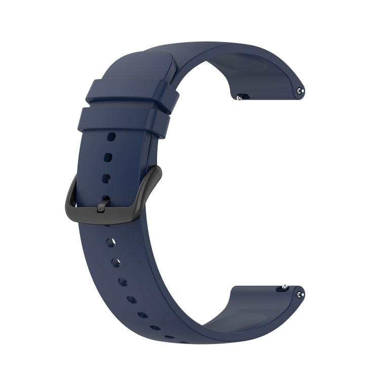 20mm Round Tail Silicone Watch Band, For Samsung Galaxy Watch 5 Pro 45mm