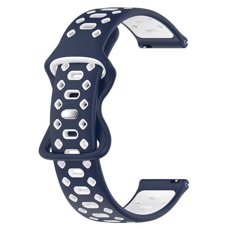 20mm Two-color Diamond Silicone Watch Band, For Samsung Galaxy Watch 5 40mm, For Samsung Galaxy Watch 5 44mm