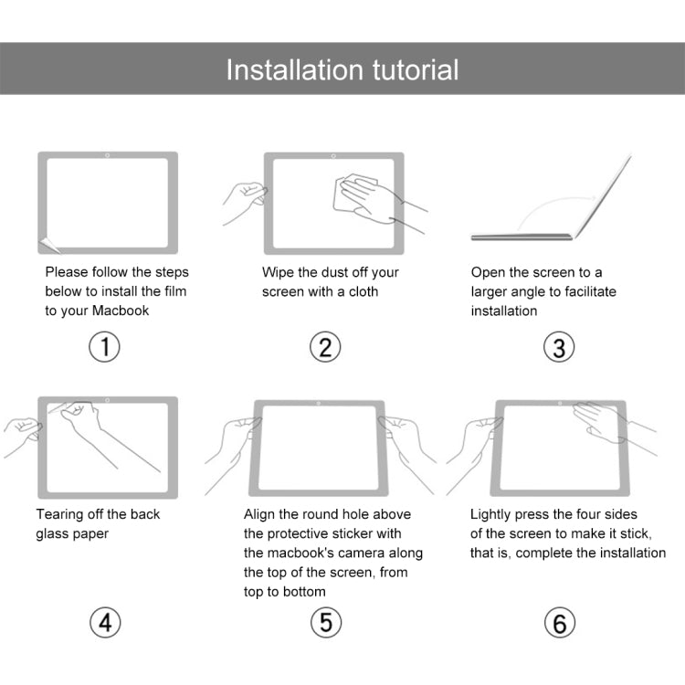 9H Explosion-proof Tempered Glass Film For MacBook Air 13.6, 1 PC, 2 PCS, 25 PCS