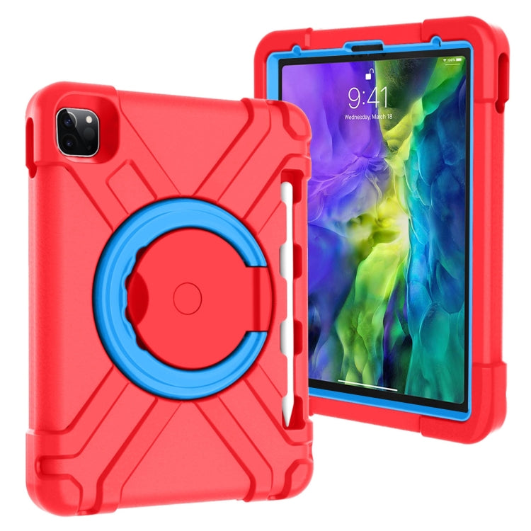 PC + Silicone Shockproof Combination Case with 360 Degree Rotating Holder & Handle, For iPad Pro 11 (2020), For Galaxy Tab A 8.0 (2019)