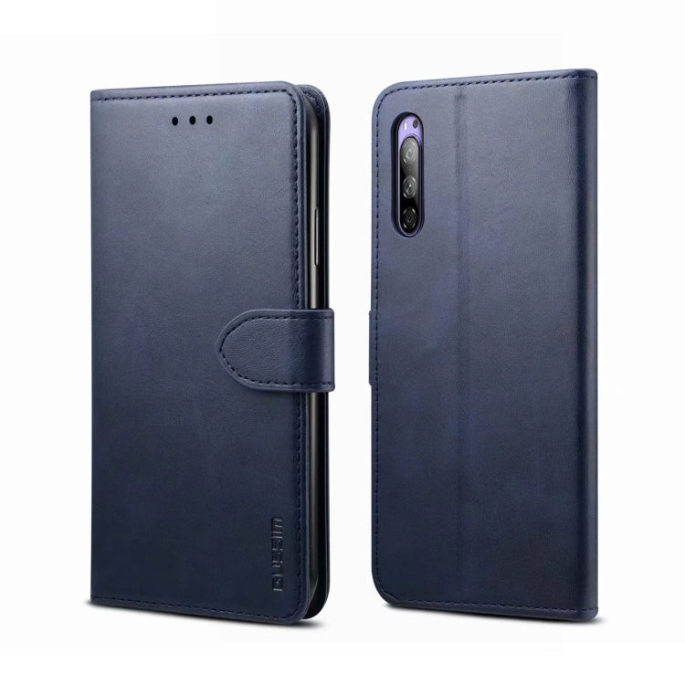 GUSSIM Business Style Horizontal Flip Leather Case with Holder & Card Slots & Wallet, For Sony Xperia 5, For Sony Xperia 8 / Xperia 20