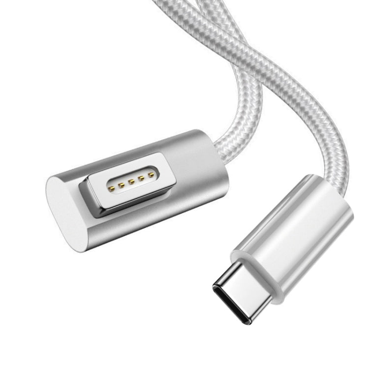 100W 5 Pin MagSafe 2 (T-shaped) to USB-C / Type-C PD Charging Cable, Cable Length: 1.8m, MagSafe 2 (T-shaped)