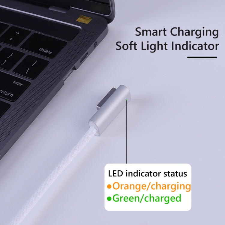 100W 5 Pin MagSafe 2 (T-shaped) to USB-C / Type-C PD Charging Cable, Cable Length: 1.8m, MagSafe 2 (T-shaped)