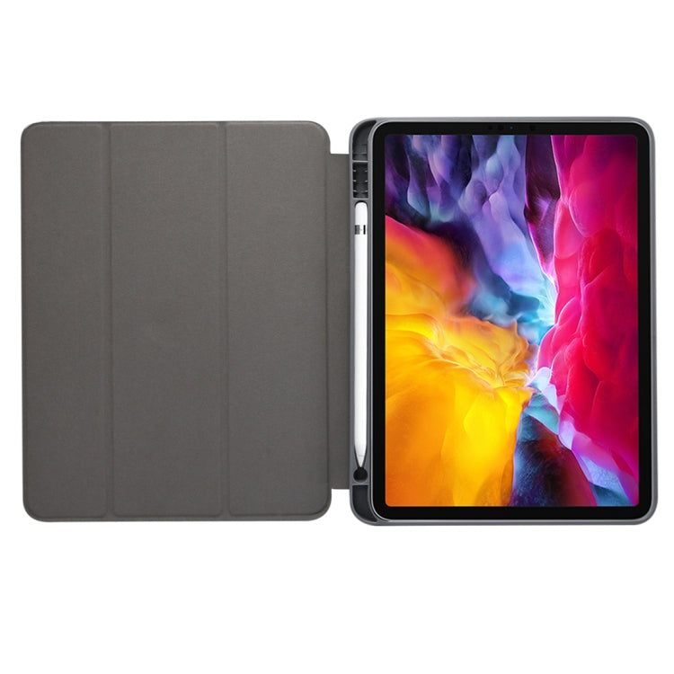 For iPad Pro 11 inch 2020 / 2018 Three-fold Marble Texture Protective Case with Pen Slot & Sleep / Screen Suction Function, For iPad Pro 11 inch 2020 / 2018