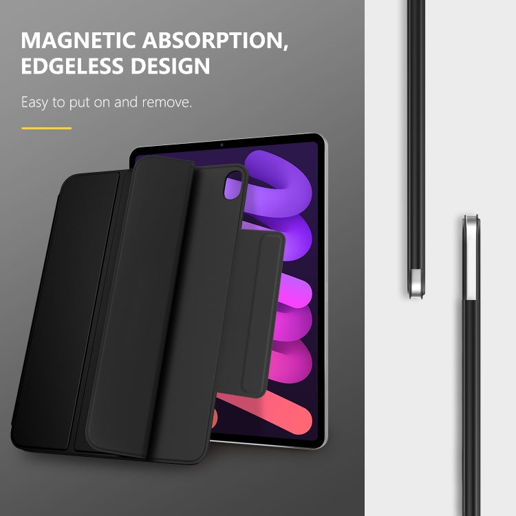 3-fold Double-sided Clip Buckle Magnetic Smart Tablet Case, For iPad mini 6 / mini 2024, For iPad 10th Gen 10.9 2022