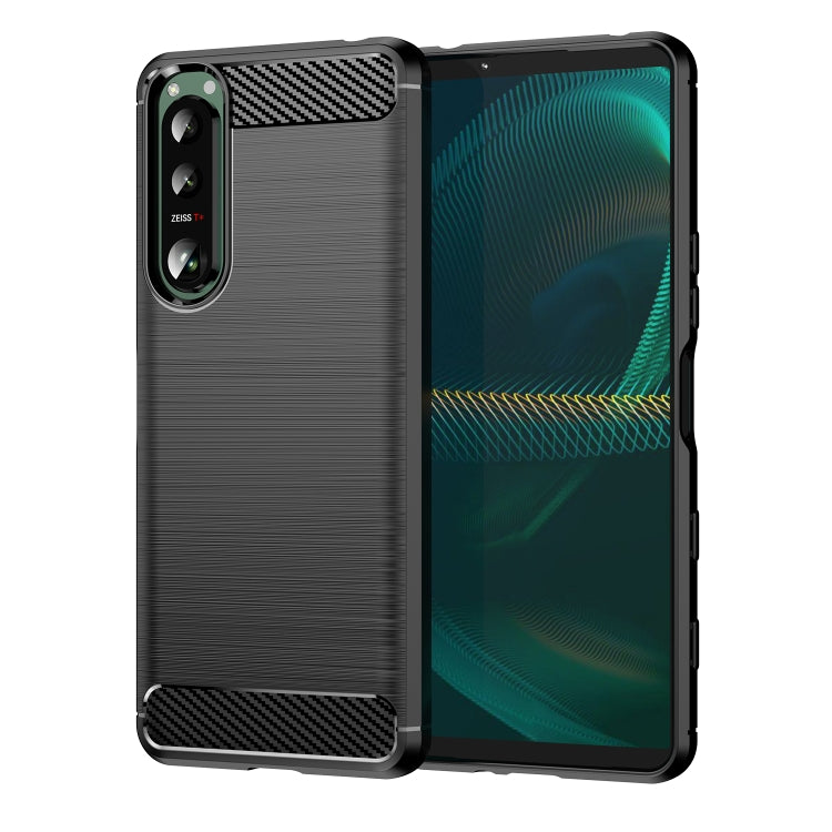 Brushed Texture Carbon Fiber TPU Phone Case, For Sony Xperia L3, For Sony Xperia XZ1, For Sony Xperia 8/8 Lite, For Sony Xperia 5 III, For Sony Xperia Pro-I