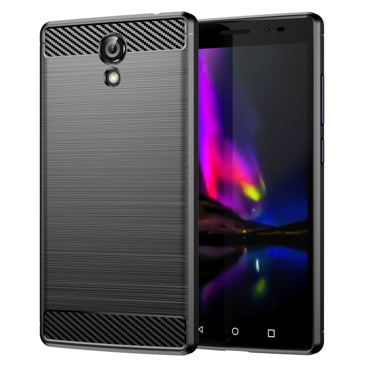 Brushed Texture Carbon Fiber TPU Phone Case, For Lenovo A1010, For Lenovo Vibe A Plus, For Lenovo Vibe B, For Lenovo K8 Note/K8 Note Lite, For Lenovo Phab2, For Lenovo Lemon K12, For Lenovo K14