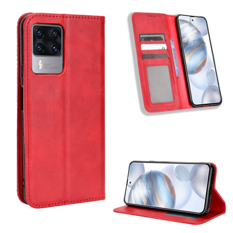 Magnetic Buckle Retro Texture Leather Phone Case, For Tecno Camon 19 Pro, For Tecno Camon 19, For Tecno Pova3, For Tecno Spark 9 Pro, For ASUS ROG Phone 6 / 6 Pro, For ASUS Zenfone 9, For Huawei nova Y90, For Cubot X50