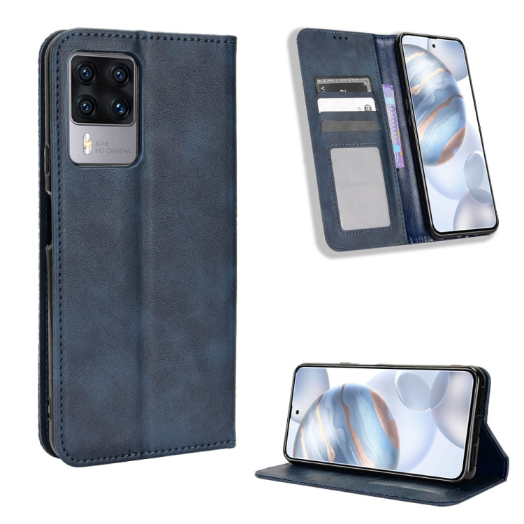 Magnetic Buckle Retro Texture Leather Phone Case, For Tecno Camon 19 Pro, For Tecno Camon 19, For Tecno Pova3, For Tecno Spark 9 Pro, For ASUS ROG Phone 6 / 6 Pro, For ASUS Zenfone 9, For Huawei nova Y90, For Cubot X50