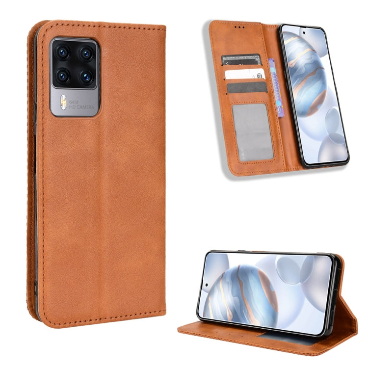 Magnetic Buckle Retro Texture Leather Phone Case, For Tecno Camon 19 Pro, For Tecno Camon 19, For Tecno Pova3, For Tecno Spark 9 Pro, For ASUS ROG Phone 6 / 6 Pro, For ASUS Zenfone 9, For Huawei nova Y90, For Cubot X50