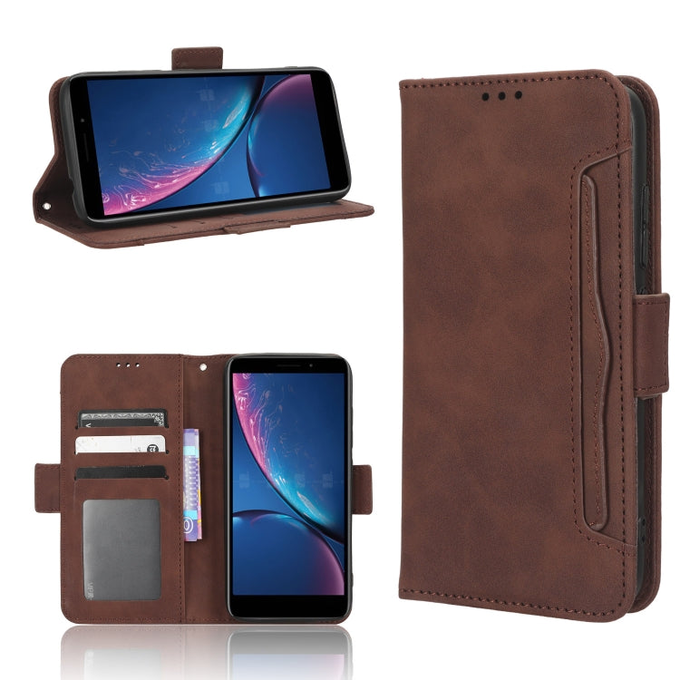 Skin Feel Calf Texture Card Slots Leather Phone Case