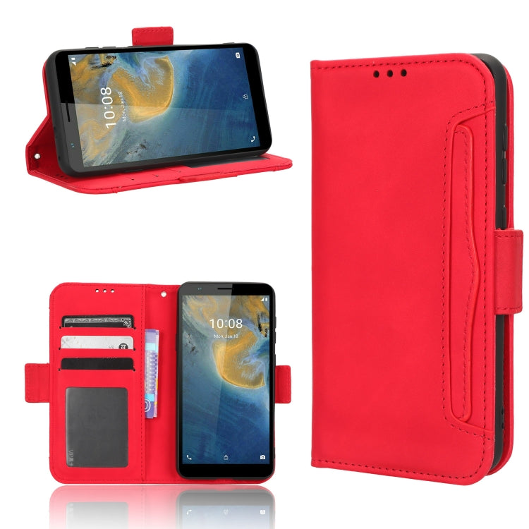 Skin Feel Calf Texture Card Slots Leather Phone Case