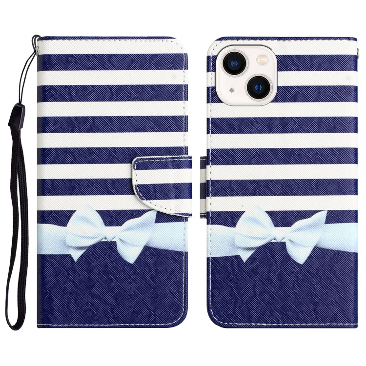 Colored Drawing Leather Phone Case, For iPhone 13