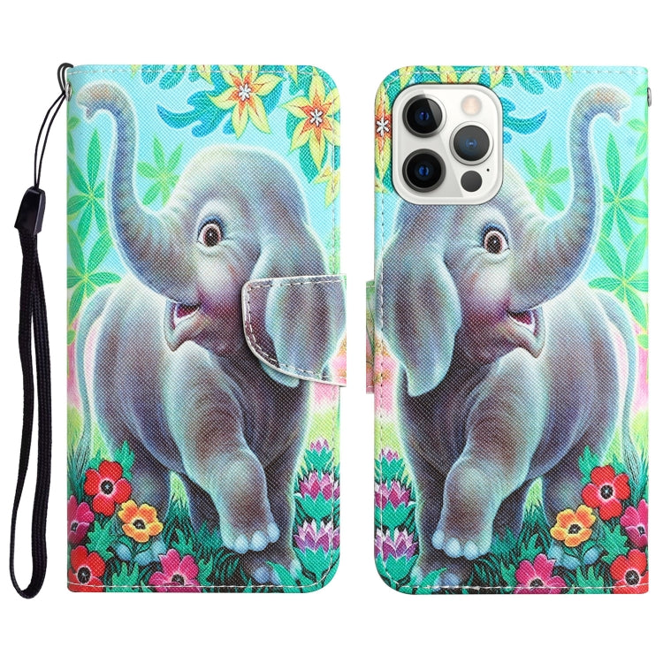 Colored Drawing Leather Phone Case, For iPhone 11 Pro Max
