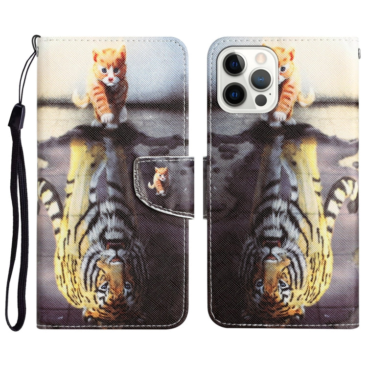 Colored Drawing Leather Phone Case, For iPhone 11 Pro Max