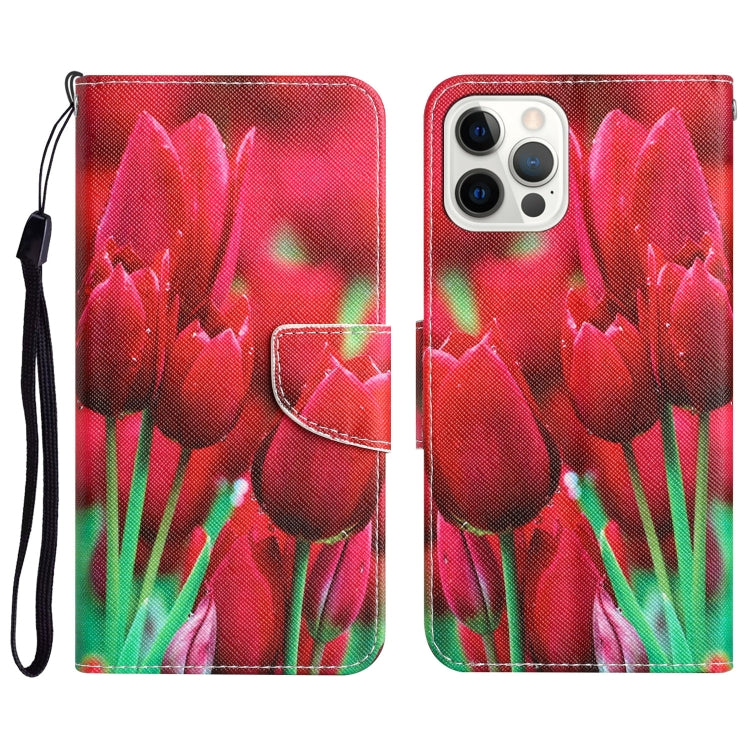 Colored Drawing Leather Phone Case, For iPhone 11 Pro Max