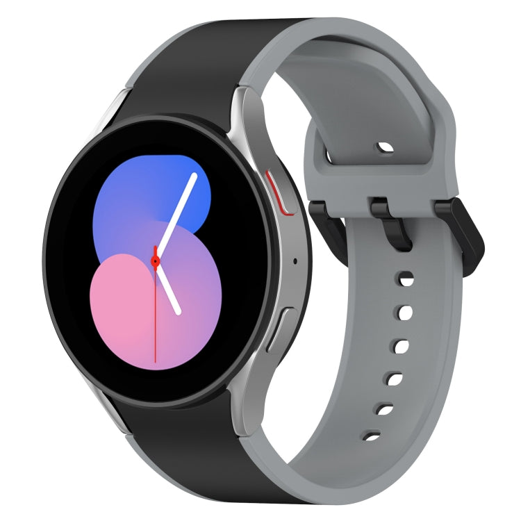 Two-color Silicone Watch Band, For Samsung Galaxy Watch5 Pro / Watch5