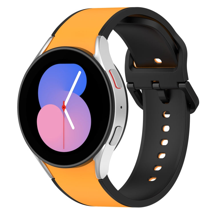 Two-color Silicone Watch Band, For Samsung Galaxy Watch5 Pro / Watch5